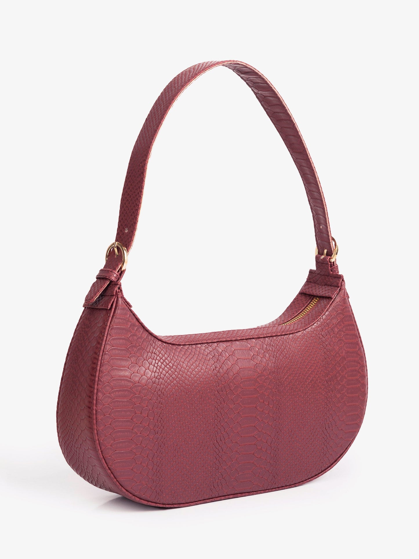 Patterned Hobo Handbag
