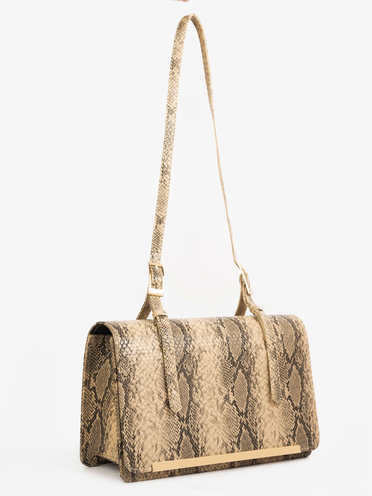 Snake Print Handbag
