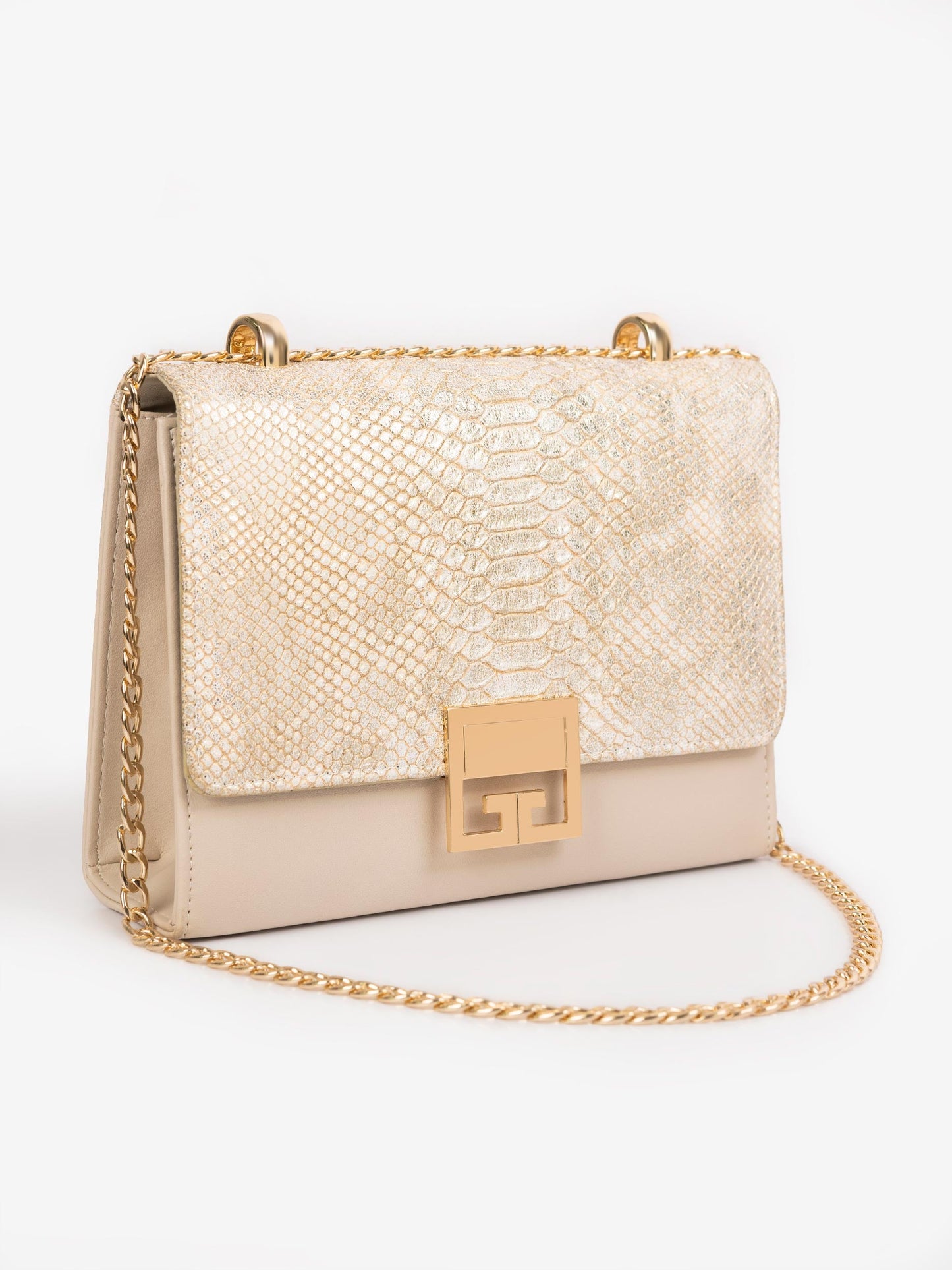 Snake Textured Handbag