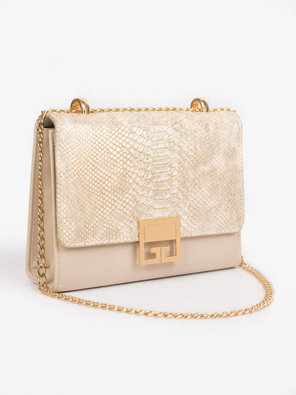 Snake Textured Handbag