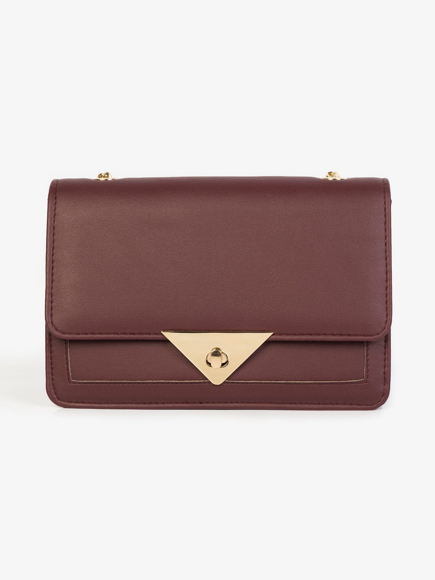 Textured Flap Handbag