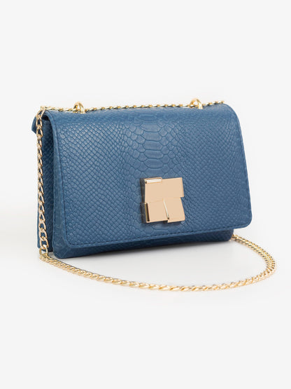 Snake Textured Clutch