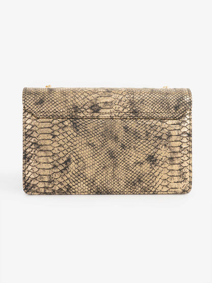 Snake Textured Handbag