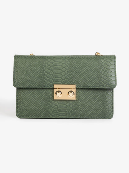 Snakeskin Texture Handbag