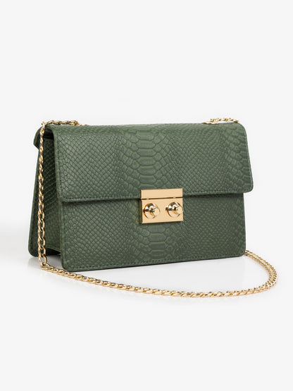 Snakeskin Texture Handbag