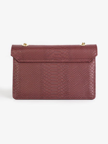 Snakeskin Texture Handbag