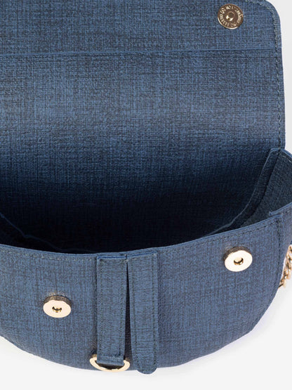 Curved flap bag