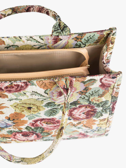 Floral Pattern Tote Bag