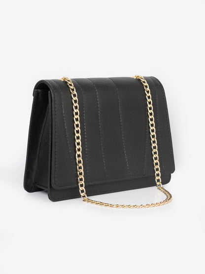 Quilted Flap Handbag
