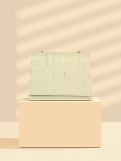 Quilted Flap Handbag