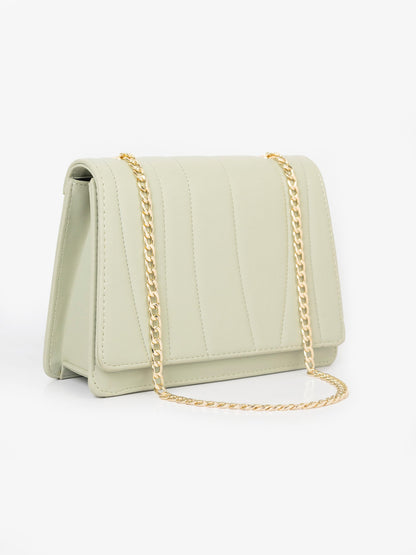 Quilted Flap Handbag