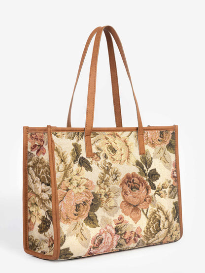 Floral Pattern Tote Bag