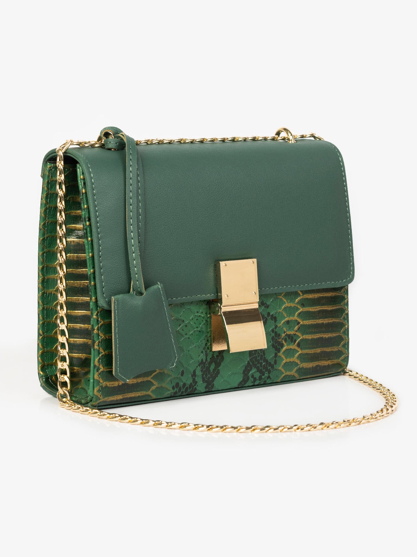 Snake Print Handbag