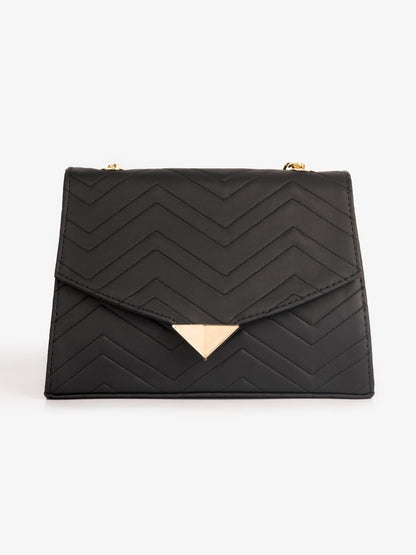 Chevron Quilted Handbag