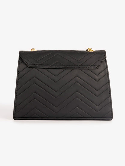 Chevron Quilted Handbag