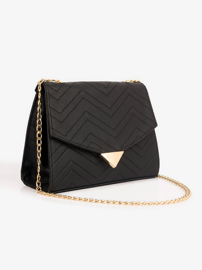 Chevron Quilted Handbag