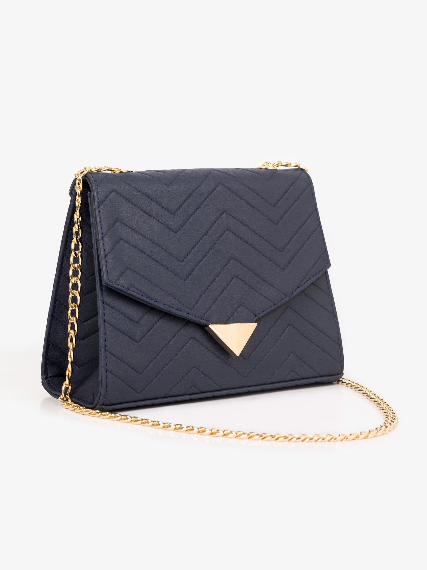 Chevron Quilted Handbag