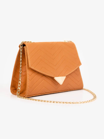 Chevron Quilted Handbag