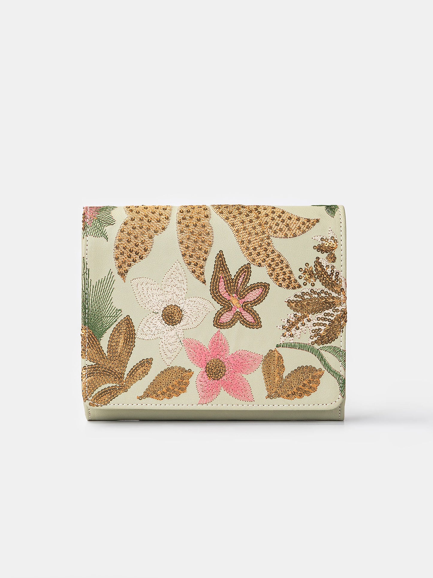 Embroidered Clutch