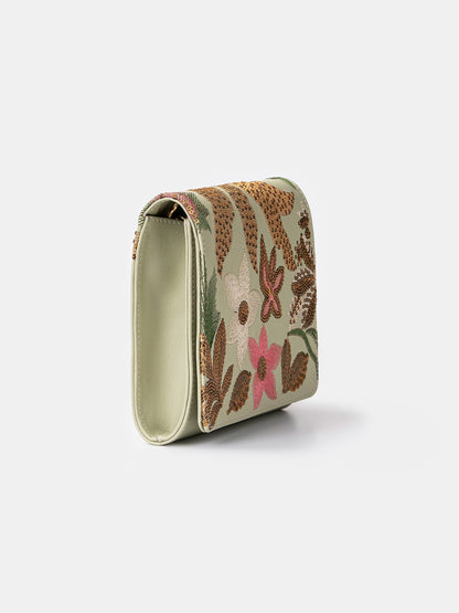 Embroidered Clutch
