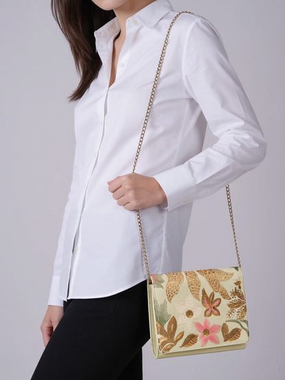Embroidered Clutch