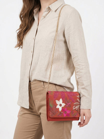 Embroidered Clutch