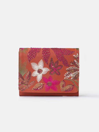Embroidered Clutch