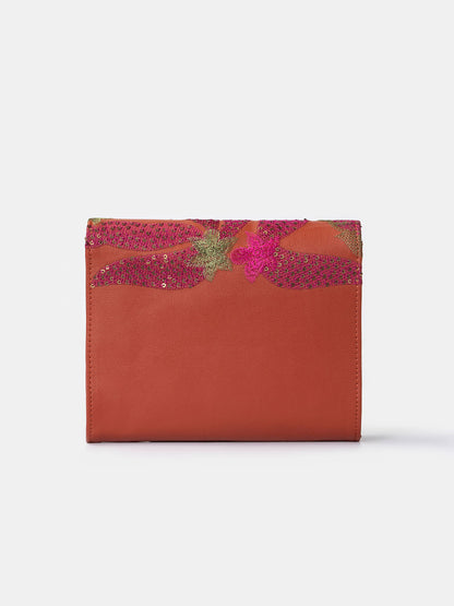 Embroidered Clutch