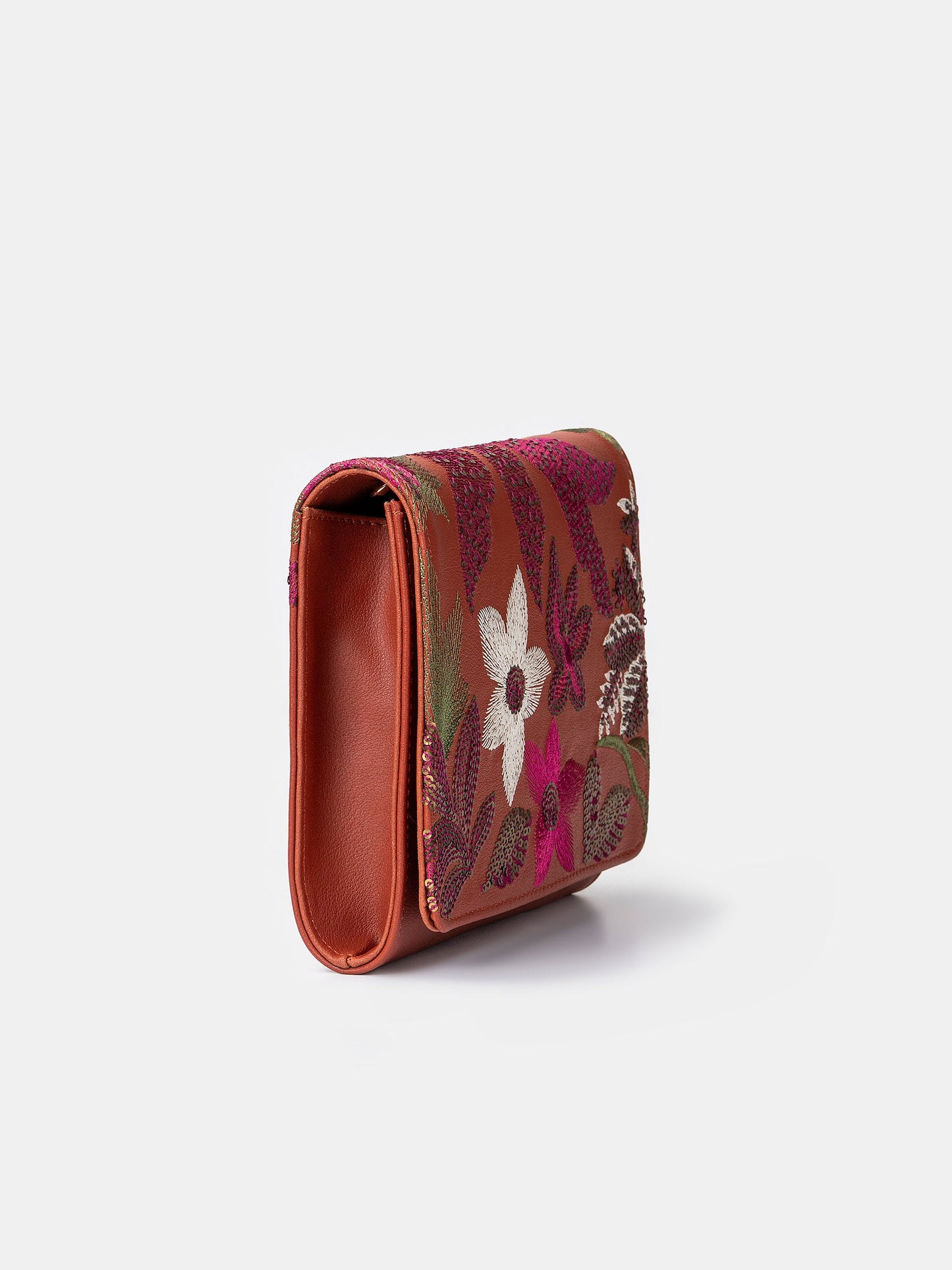 Embroidered Clutch
