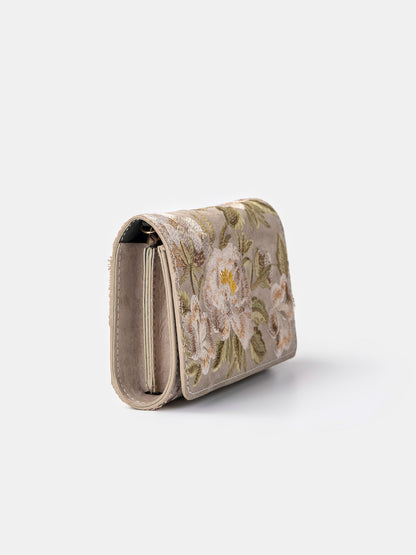 Embroidered Clutch