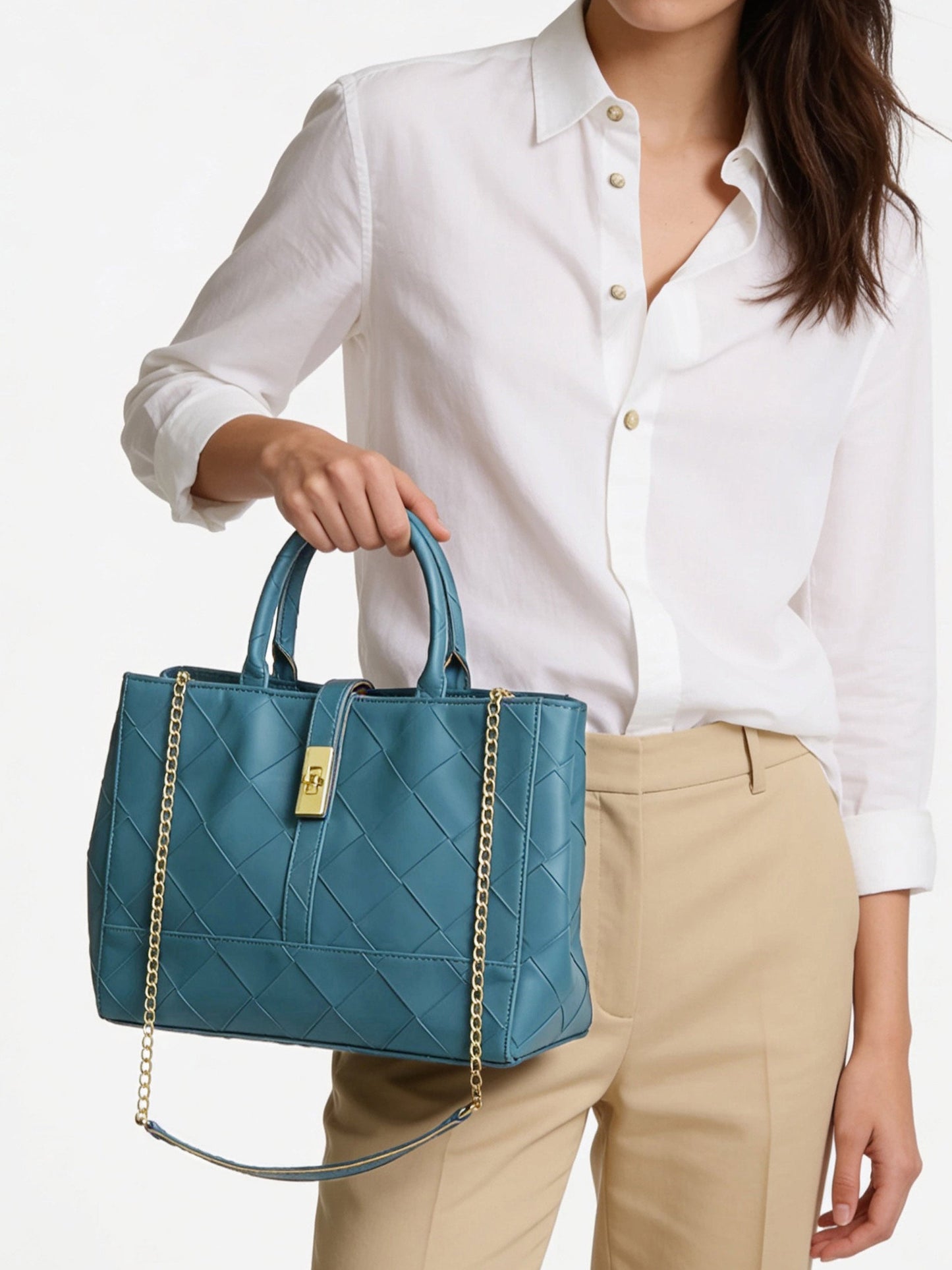 Textured Tote Bag