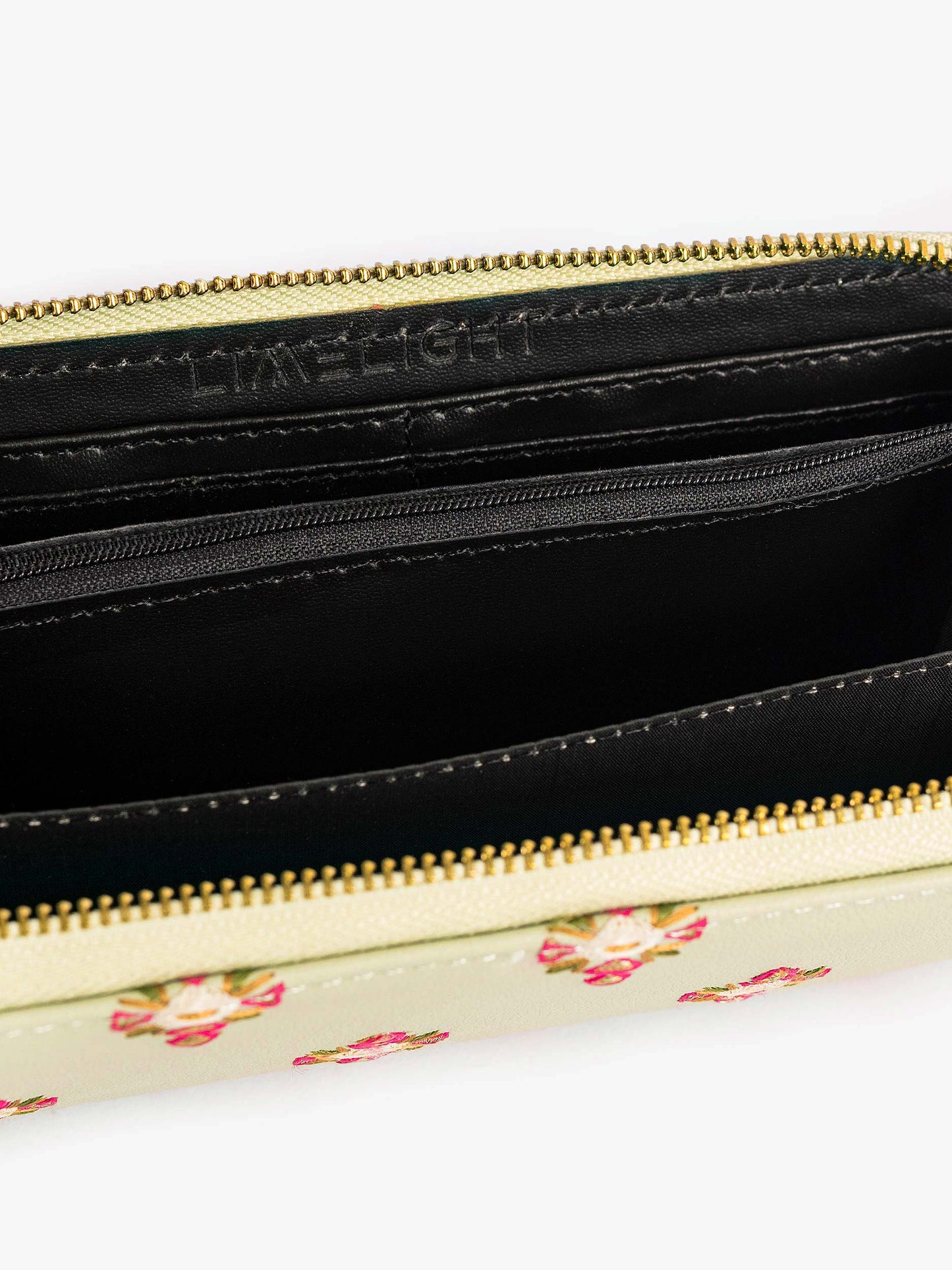 Embroidered Zip Wallet