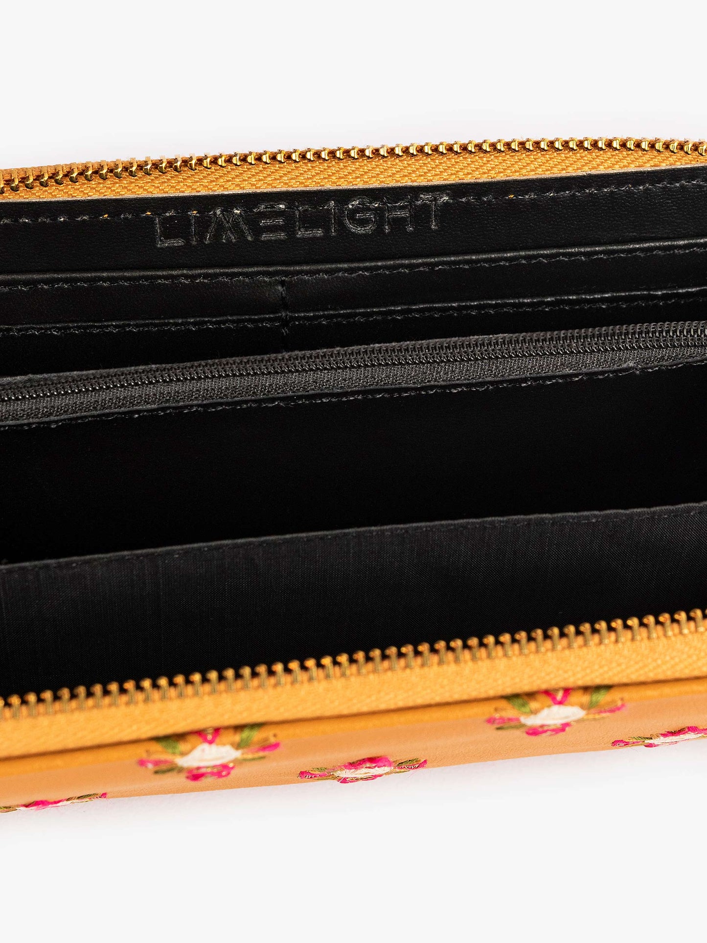 Embroidered Zip Wallet