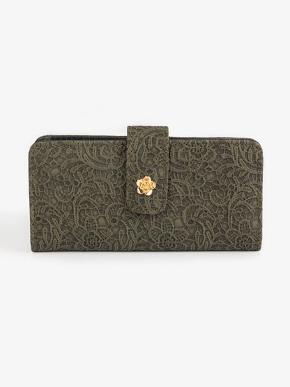 Criss Cross Patterned Wallet