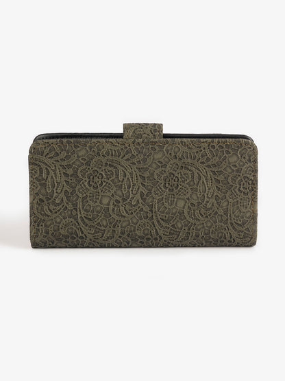 Criss Cross Patterned Wallet