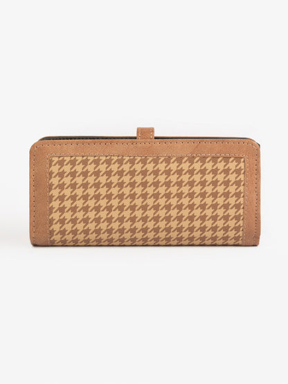 Houndstooth Printed Wallet