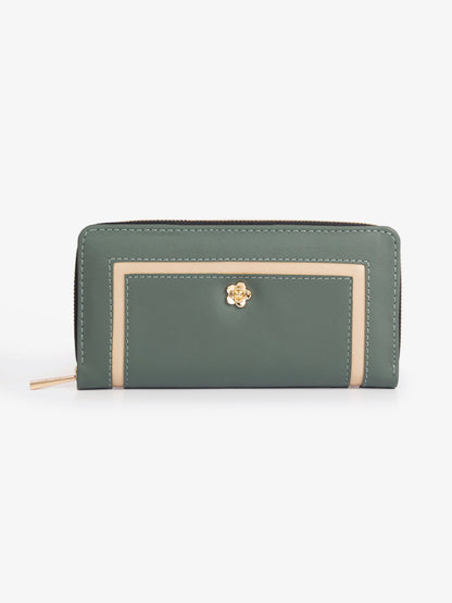 Floral Brooch Wallet