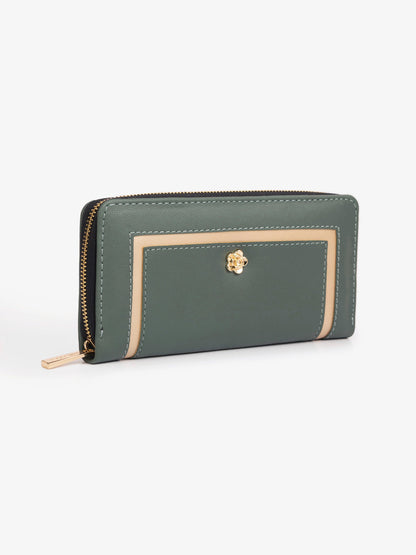 Floral Brooch Wallet