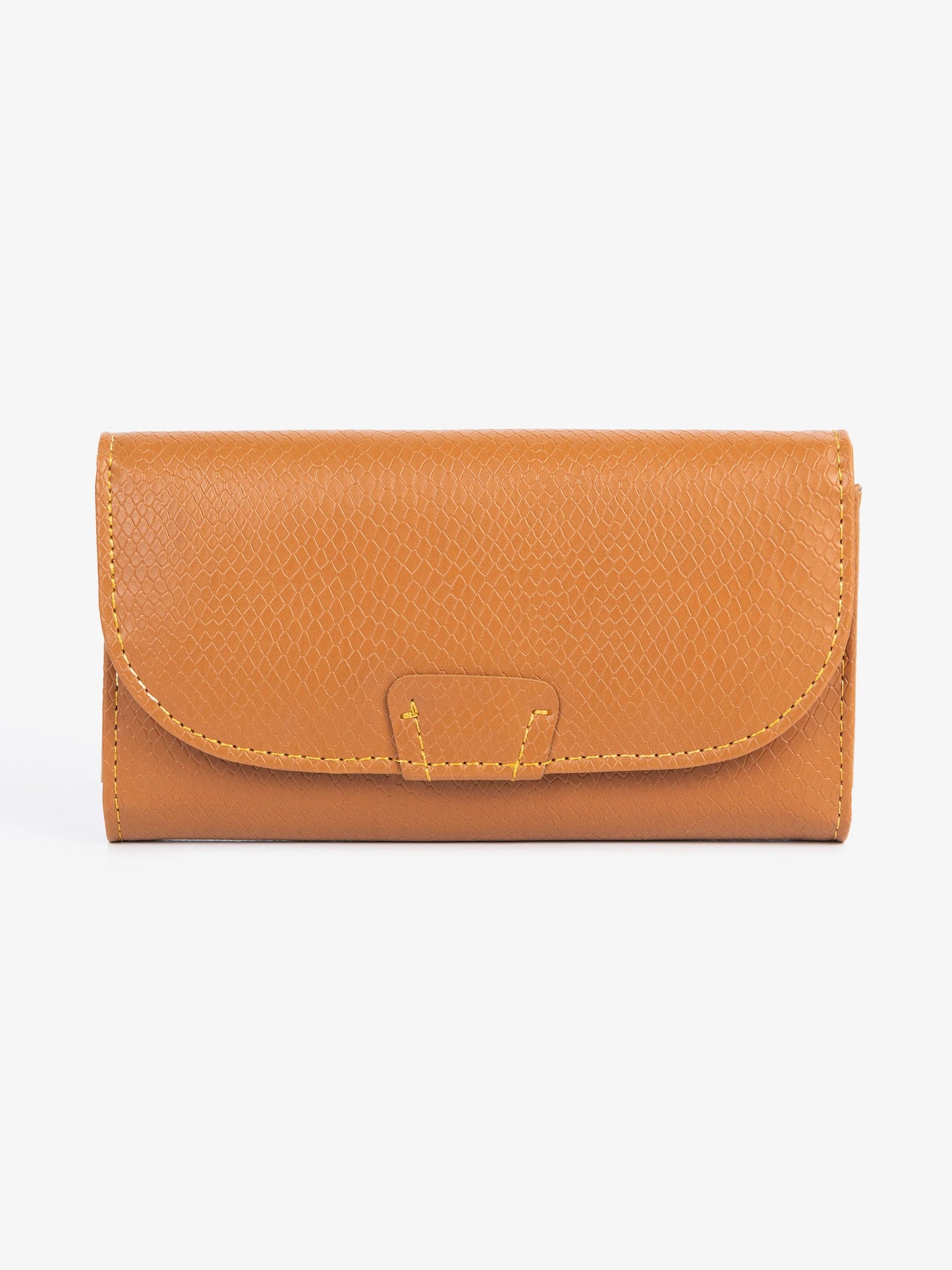 Textured Flap Wallet