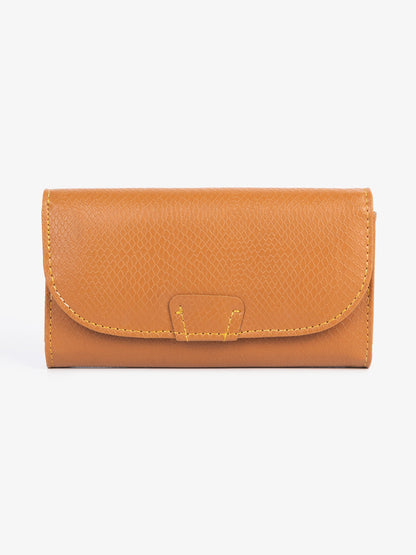 Textured Flap Wallet