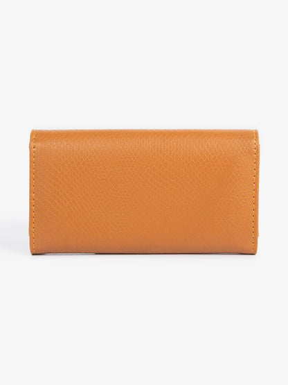 Textured Flap Wallet