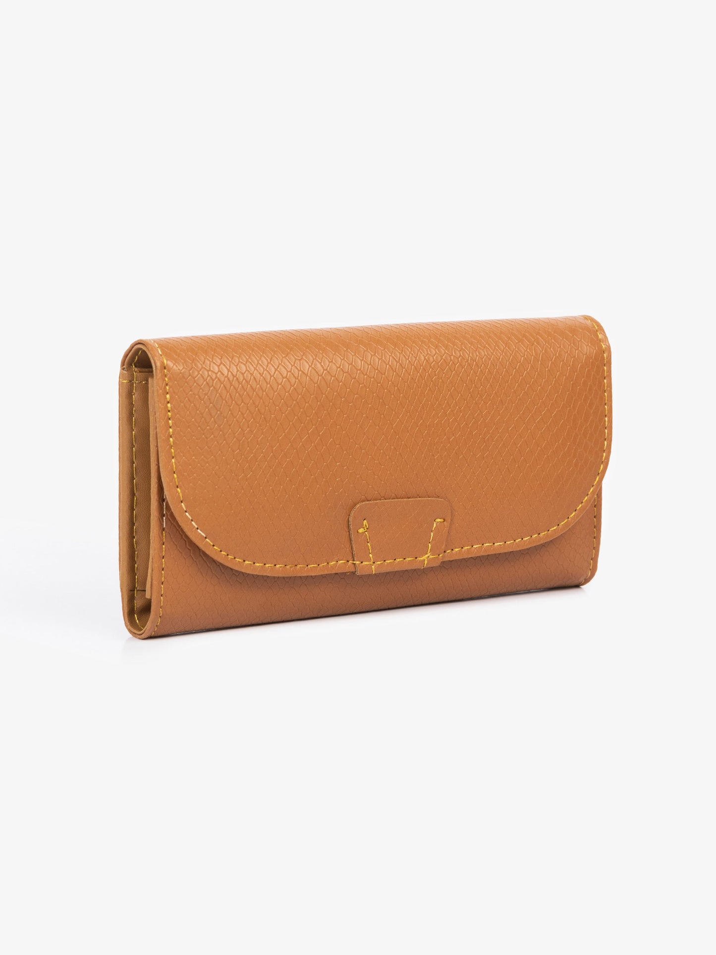 Textured Flap Wallet