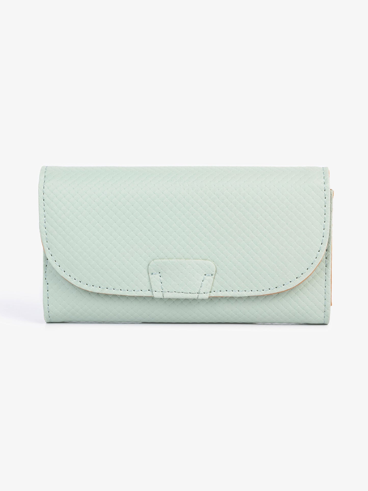 Textured Flap Wallet