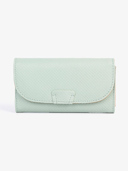 Textured Flap Wallet