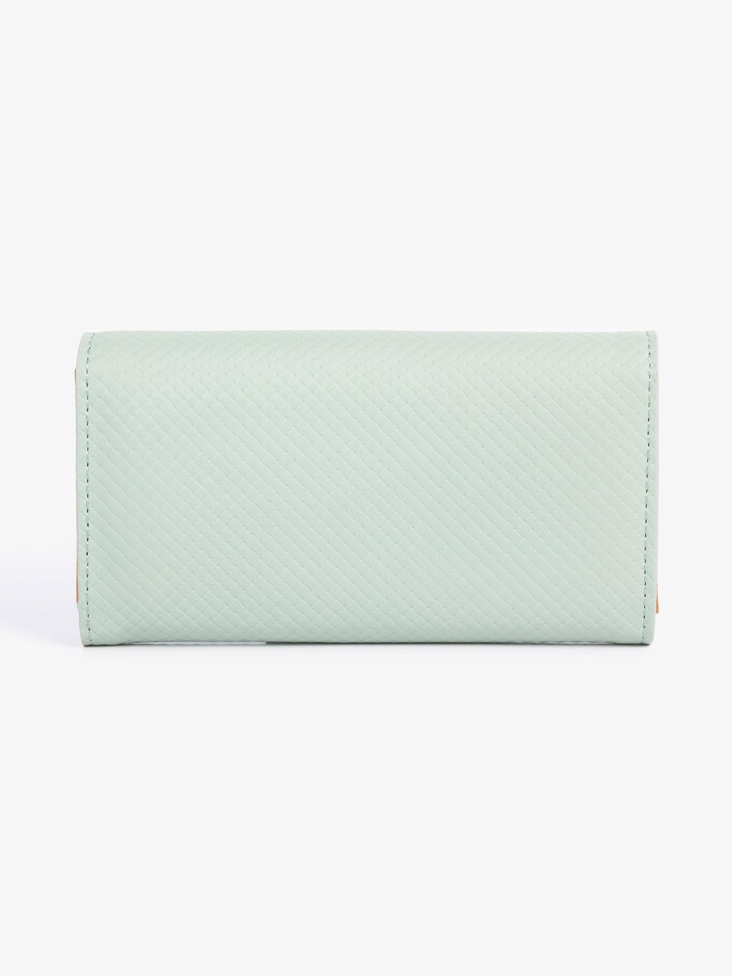 Textured Flap Wallet