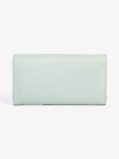 Textured Flap Wallet