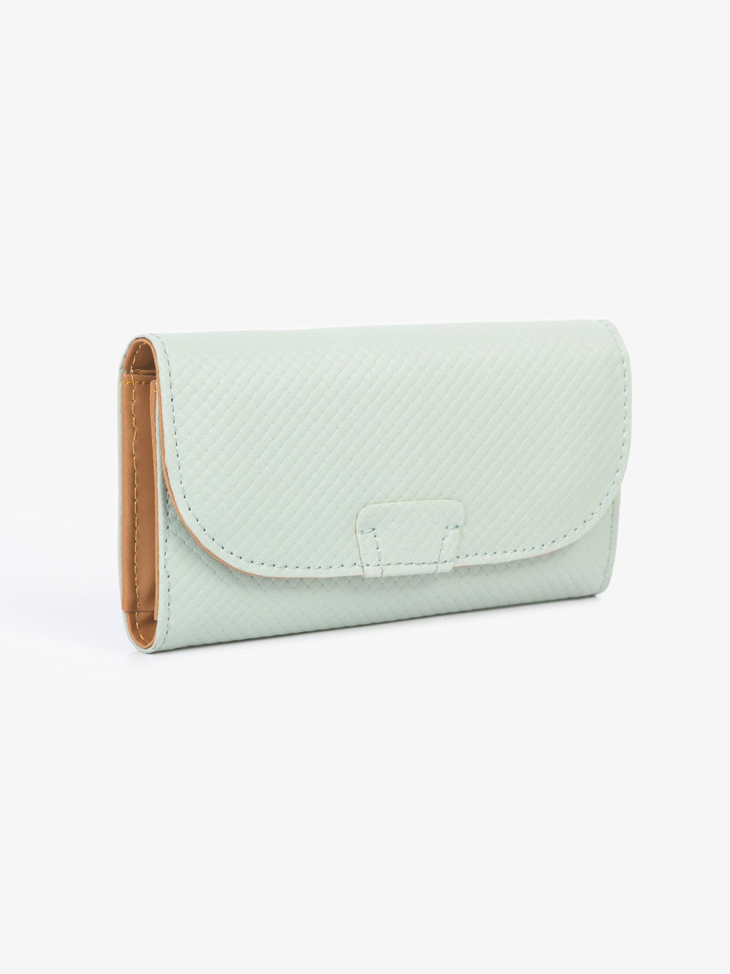 Textured Flap Wallet