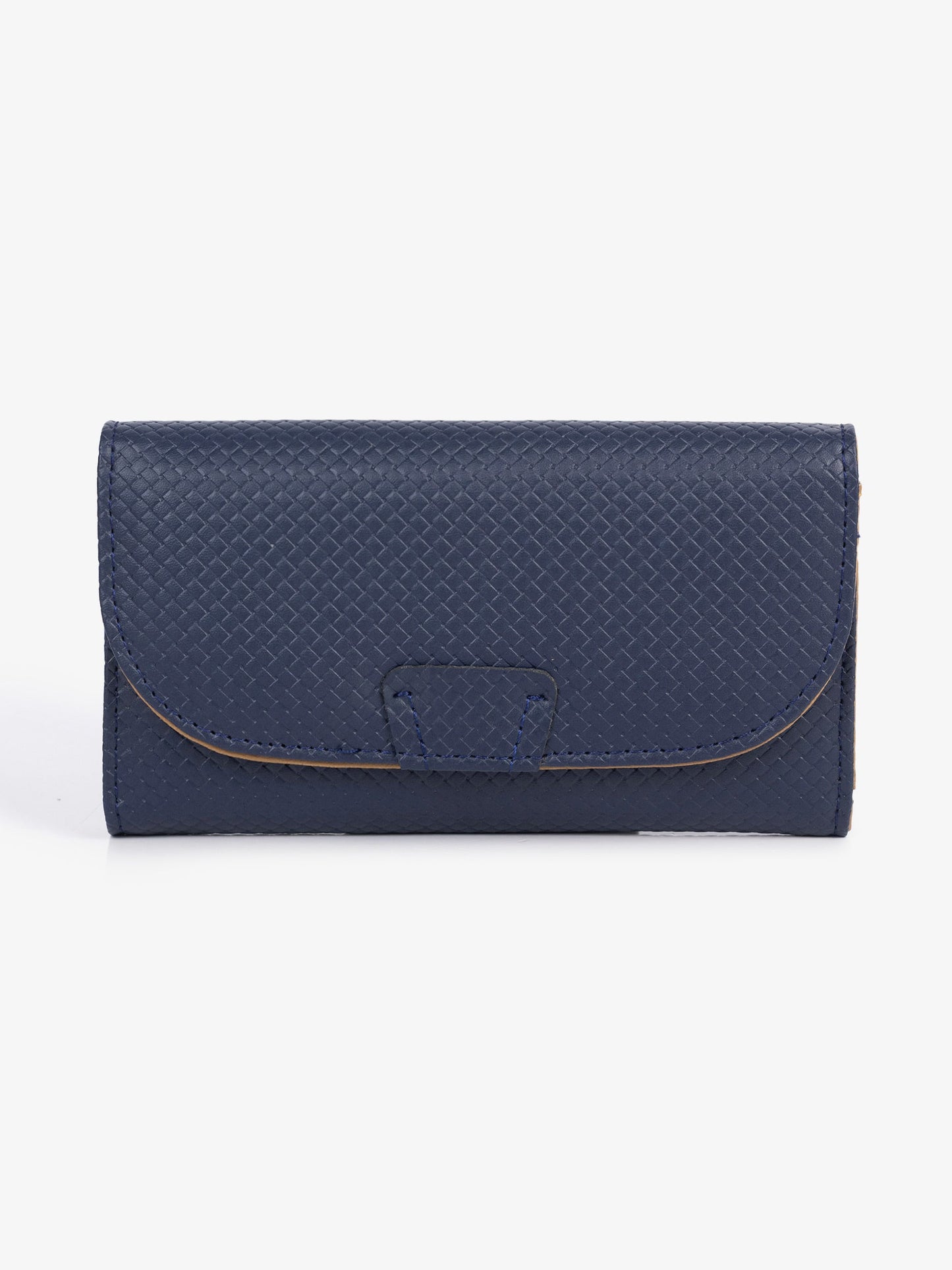 Textured Flap Wallet