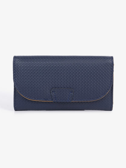 Textured Flap Wallet