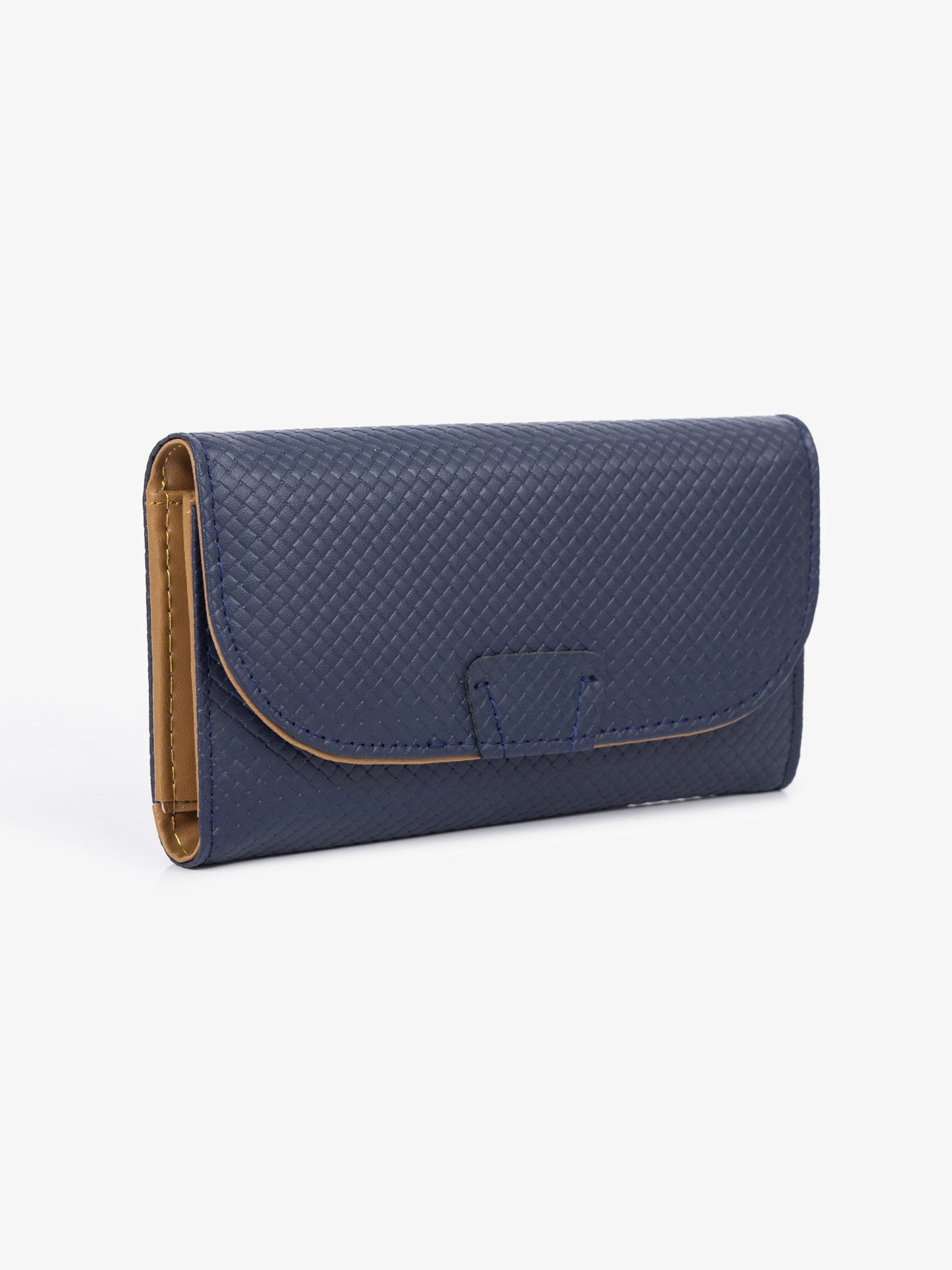 Textured Flap Wallet
